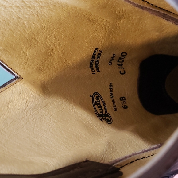 JUSTIN Rosy Western Boot - Picture 8 of 9